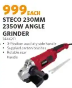 BUCO STECO 230MM 2350W ANGLE GRINDER offer