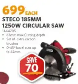 BUCO STECO 185MM 1250W CIRCULAR SAW offer