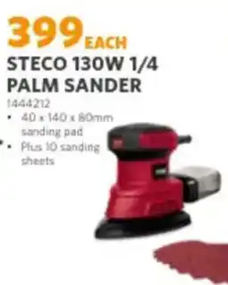 BUCO STECO 130W 1/4 PALM SANDER offer