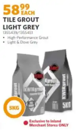 BUCO Tile Grout Light Grey offer