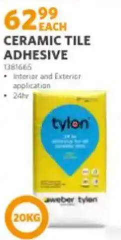 BUCO Ceramic Tile Adhesive Tylon offer