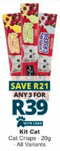 Checkers Kit Cat Cat Crisps offer