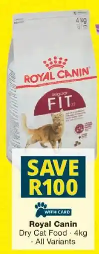 Checkers Royal Canin Dry Cat Food offer