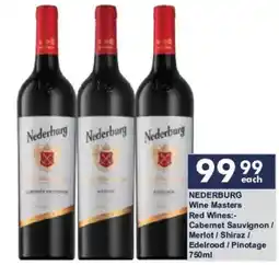 President Hyper Nederburg Wine Masters Red Wines offer