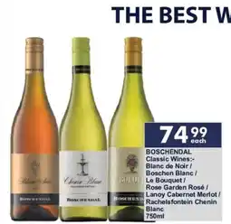 President Hyper BOSCHENDAL Classic Wines offer
