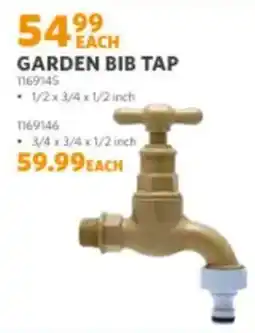 BUCO GARDEN BIB TAP offer