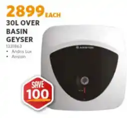 BUCO Basin Geyser Ariston offer