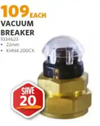 Vacuum Breaker