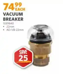 BUCO VACUUM BREAKER offer