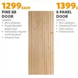 BUCO PINE BB DOOR offer