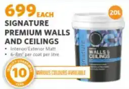 BUCO Signature Premium Walls and Ceilings offer