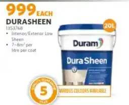 BUCO Duram Dura Sheen offer
