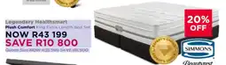 Dial a Bed Legendary Healthsmart Plush Comfort King Extra Length Bed Set offer