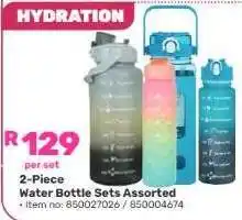 2-Piece Water Bottle Sets Assorted