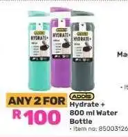 Game Addis Hydrate+ 800 ml Water Bottle offer