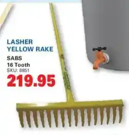 Cashbuild Lasher Yellow Rake offer