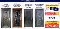 Laduma Hardware catalogue Ortiz steel doors offer