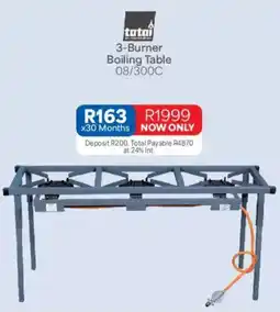 OK Furniture Totai 3-Burner Boiling Table offer