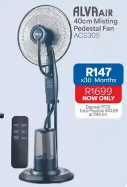 OK Furniture Alva Air 40cm Misting Pedestal Fan offer