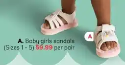 PEP Baby girls sandals offer
