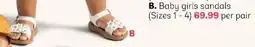 PEP Baby girls sandals offer