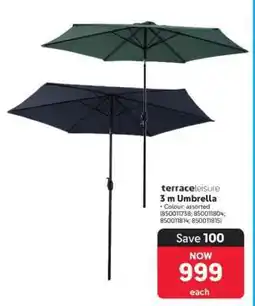 Makro terraceleisure 3 m Umbrella offer
