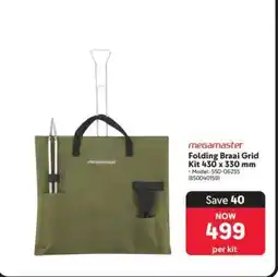 Makro Folding Braai Grid Kit 430 x 330 mm offer