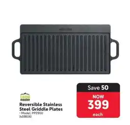 Makro Reversible Stainless Steel Griddle Plates offer