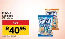 Jumbo MILKIT LOLLIPOPS offer