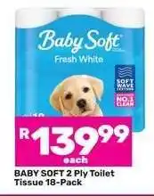 Game Baby Soft 2 Ply Toilet Tissue 18 Pack offer