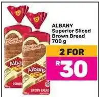 Game Albany Superior Sliced Brown Bread 700 g offer