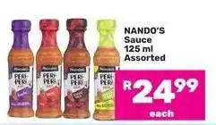 Game Nando's Sauce offer