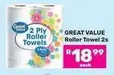 Game Great Value Roller Towel 2s offer