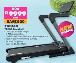 Game TROJAN TR550 Treadmill offer