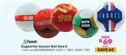 Game Supporter Soccer Ball Size 5 offer