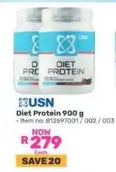 Game USN Diet Protein 900 g offer