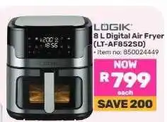 Game LOGIK 8 L Digital Air Fryer (LT-AF852SD) offer