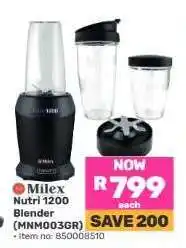 Game Milex Nutri 1200 Blender MNM003GR offer