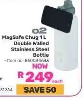 Game MagSafe Chug 1 L Double Walled Stainless Steel Bottle offer