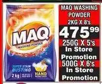 Advance Cash n Carry MAQ WASHING POWDER 2KG X 8's offer