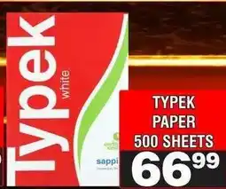Advance Cash n Carry TYPEK PAPER 500 SHEETS offer
