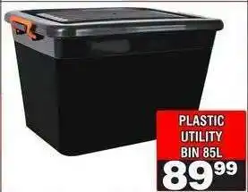 Advance Cash n Carry PLASTIC UTILITY BIN 85L offer
