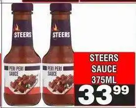 Advance Cash n Carry STEERS SAUCE 375ML offer