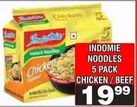 Advance Cash n Carry INDOMIE NOODLES 5 PACK CHICKEN / BEEF offer