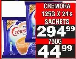 Advance Cash n Carry CREMORA 125G X 24's SACHETS offer