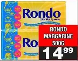 Advance Cash n Carry RONDO MARGARINE 500G offer