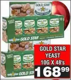 Advance Cash n Carry GOLD STAR YEAST 10G X 48's offer