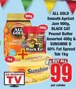 Boxer Cat - jam, peanut butter, fat spread offer