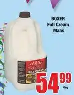 Boxer Boxer - full cream maas offer