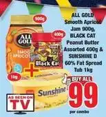 Boxer Cat - smooth apricot jam & peanut butter & fat spread offer